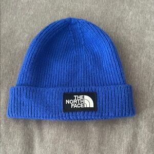 The North Face Blue Knit Beanie